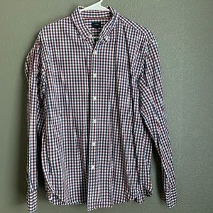 J.Crew Mens Stretch Secret Wash Gingham Shirt